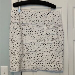 Cute tiered polka dot pencil skirt
